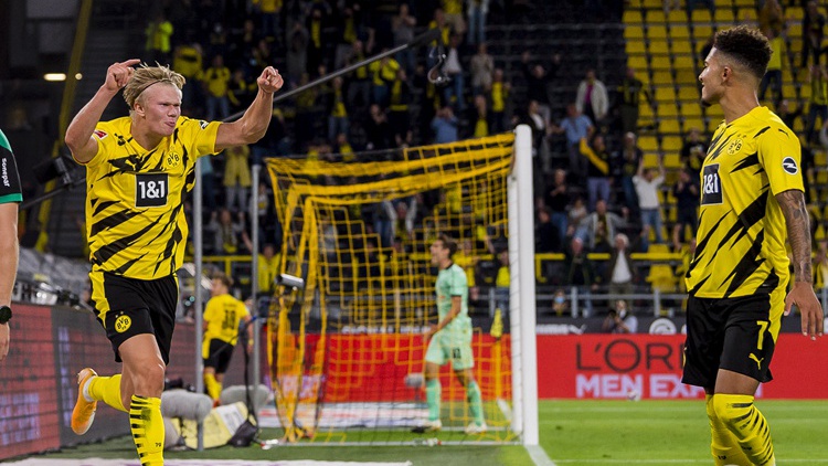  多特蒙德绝杀法兰克福，哈兰德双响建功  